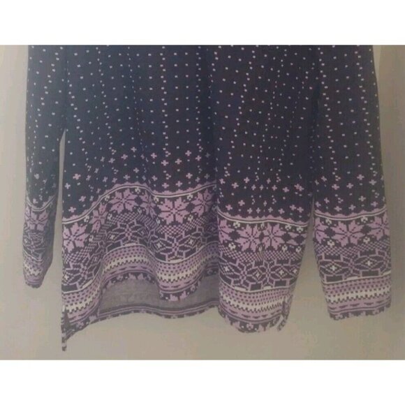Talbots Shawl V Neck Long Sleeve Top - Picture 4 of 8